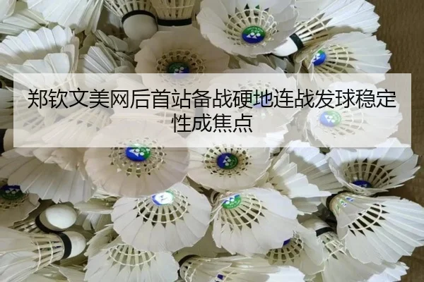 郑钦文美网后首站备战硬地连战发球稳定性成焦点 | LIFASPORTS
